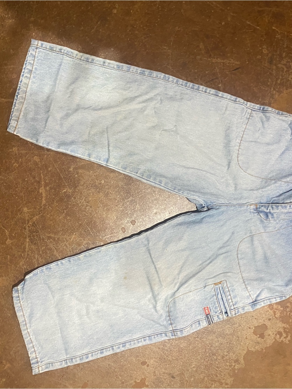 Vintage 90s Unionbay Baggy Carpenter Denim Shorts Jorts Size 3